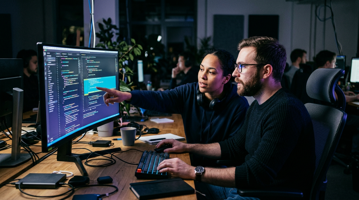 Screenshot di una pull request efficace con descrizione chiara, diff ridotto e commenti di review strutturati
